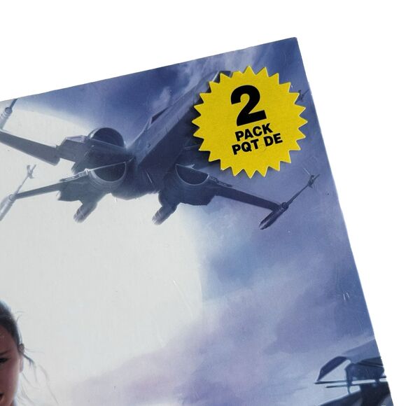 2 Star Wars The Force Awakens 3-Prong Hole Folders Portfolio REY CAPTAIN PHASMA - Picture 2 of 5